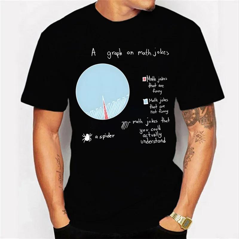 

Drop Shipping Mens T-Shirt Summer Maths Jokes Joke T Shirts for Men Summer Streetwear Fashion Casual Shirt Plus Size T-Shirts... S разноцветный