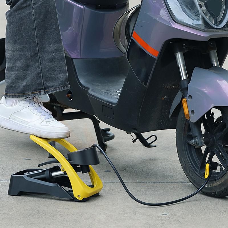 Foot Pump For Inflatables High-pressure Bike Floor Pump Double Cylinder Inflatable Tool For Basketballs Footballs Air Mattresses