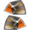 1 Pair Blinker Corner Parking Light Set For 2007-2010 Jeep Compass