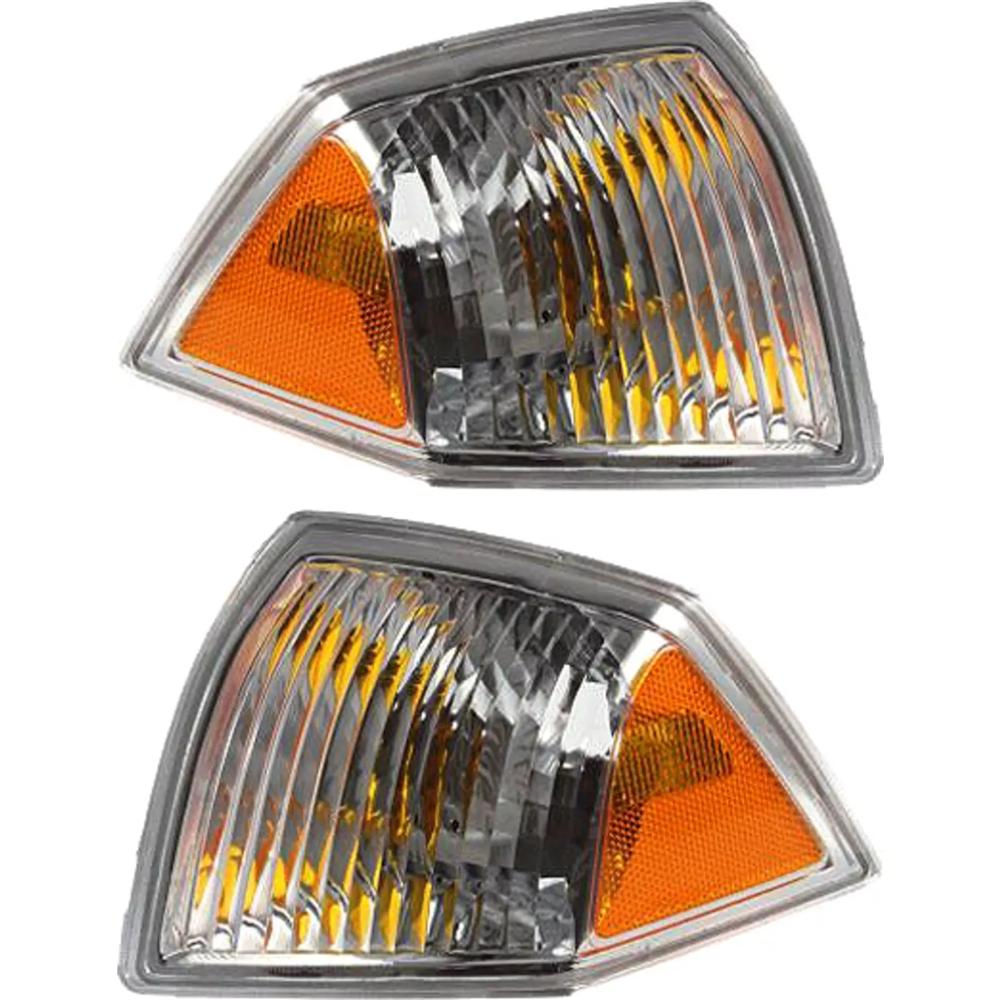 1 Pair Blinker Corner Parking Light Set For 2007-2010 Jeep Compass