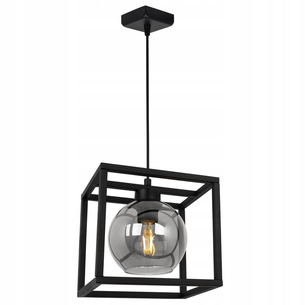 HÄNGELAMPE KÄFIG ELEGANTER GLASBALL