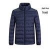 Unisex Winter Graphene Heated Stand-up Collar Down Jacket - Lightweight, Loose, 80% White Duck Down