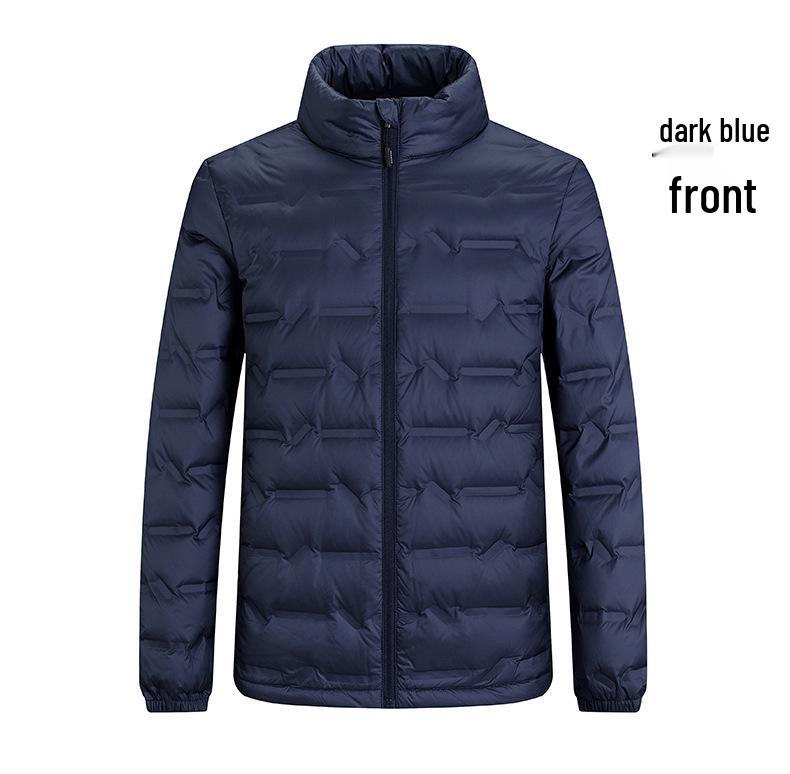 Unisex Winter Graphene Heated Stand-up Collar Down Jacket - Lightweight, Loose, 80% White Duck Down