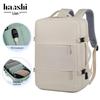 High-End Waterproof Backpack: Women's Leisure Travel, Men's Wet/Dry Separation, Large Capacity Schoolbag, Laptop Compatible.
