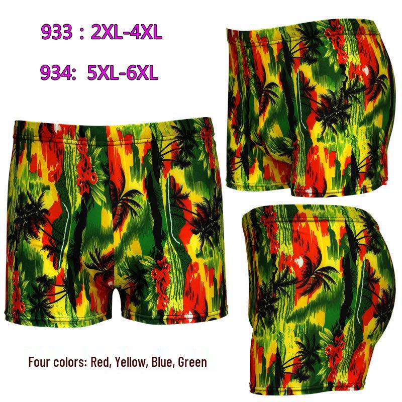 Printed Plus Size Fashion Flat Leg Swimsuit 933-934