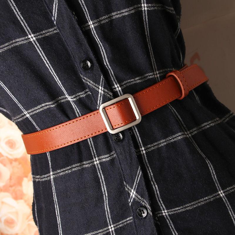 A Simple, Needle-free and Perforation-free Belt for Women At Street Stalls, A Casual and Versatile Decorative Belt for Students