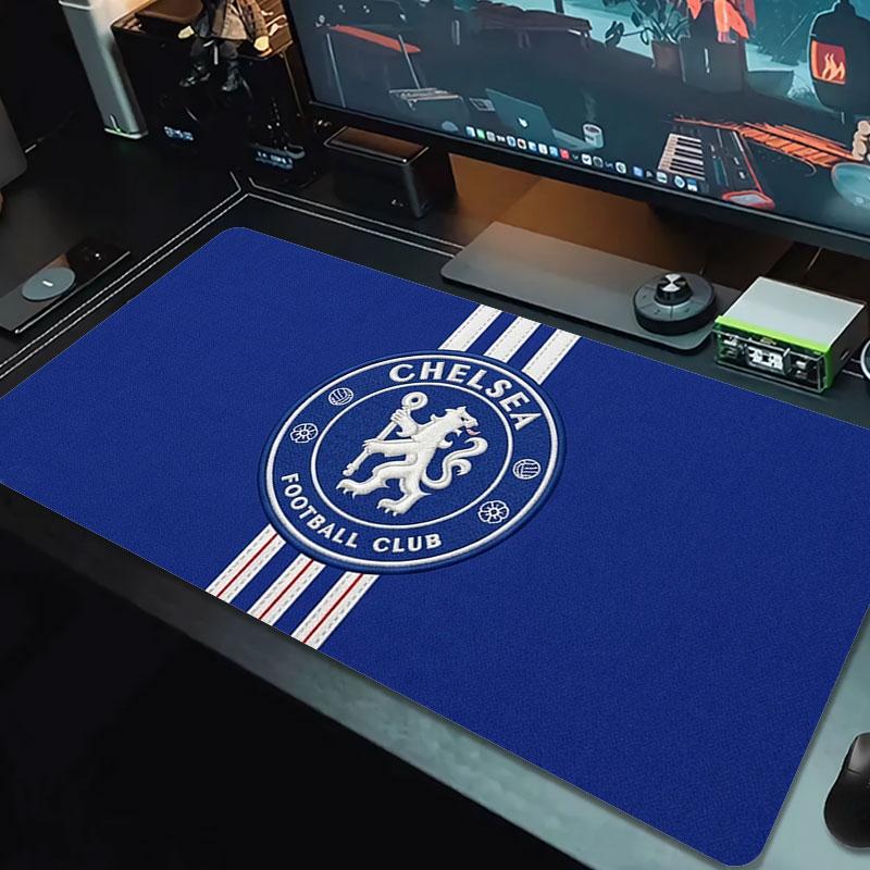 Chelsea F Large Size Mouse Pad Large Gaming Table Cushion Non-slip Laptop Tablet Big Mousepad XXL Mat Mini PC Playmat With Lock edge
