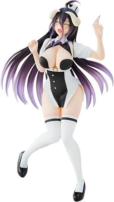 Overlord Vivit Figure Albedo Nurse Ver. White Prize Figure