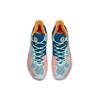 Anta Crazy Tide 4 Slip Resistant Shock Absorbing Durable Mid-Top Basketball Shoes Men Sneakers White Blue Pink 112231106-2