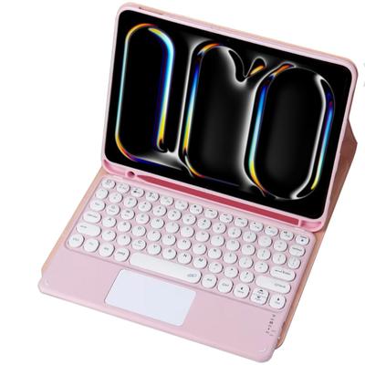 iPad Pro 13 Gen5 Bluetooth Keyboard Case with Touchpad (Pink)