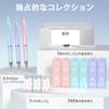 Four Candies Pastel Sharp Pencil Set Cute Colors 0.5mm 3 Pieces Mechanical 360 HB Replacement Leads Eraser Included Drawing Writing Easy Use Middle
