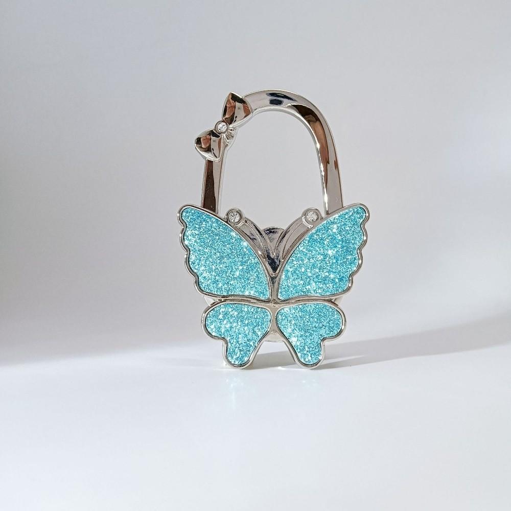 Fashion Foldable Butterfly Handbag Hook for Women Portable Creative Bowknot Purse Hook Durable Table Hanger for Table