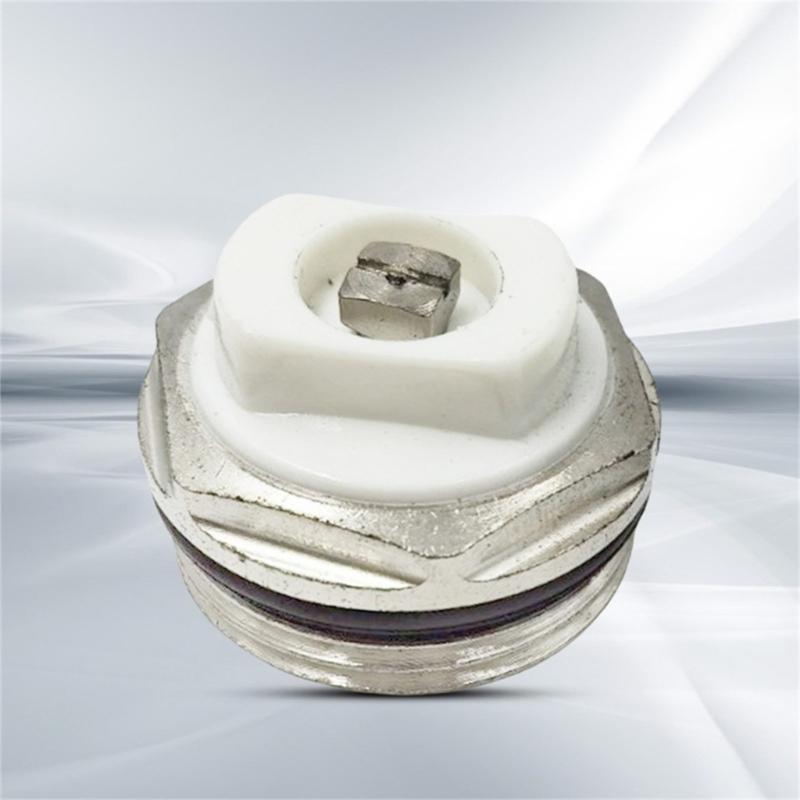 6Pcs 3/8inch Radiator Bleed Valves Self Sealing Radiator Bleed Valves Radiator Exhaust Valves Quick Installation