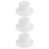 3pcs Chest Freezer Plug Replacement Rubber Drain Hole Sealing Cap for Refrigerator Cooler Fridge Leakproof Stopper for Home