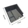 Auto Center Console Armrest Storage Box 3 Compartments Holder Phone Keys Tray for Seal Parts