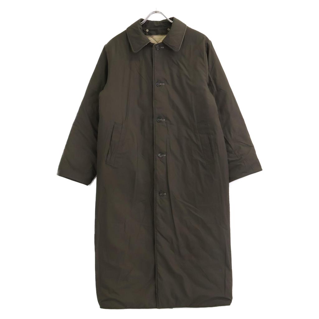 Steven Alan Khaki Reversible Quilted Long Coat Coat M beigeUsed