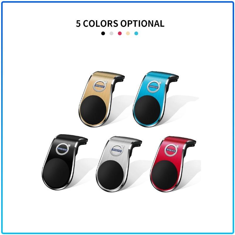 1Pcs Car Magnetic L-shaped Car Dedicated GPS Phone Holder For Volvo XC90 XC60 XC70 XC40 V90 V60 V40 C70 C30 S80