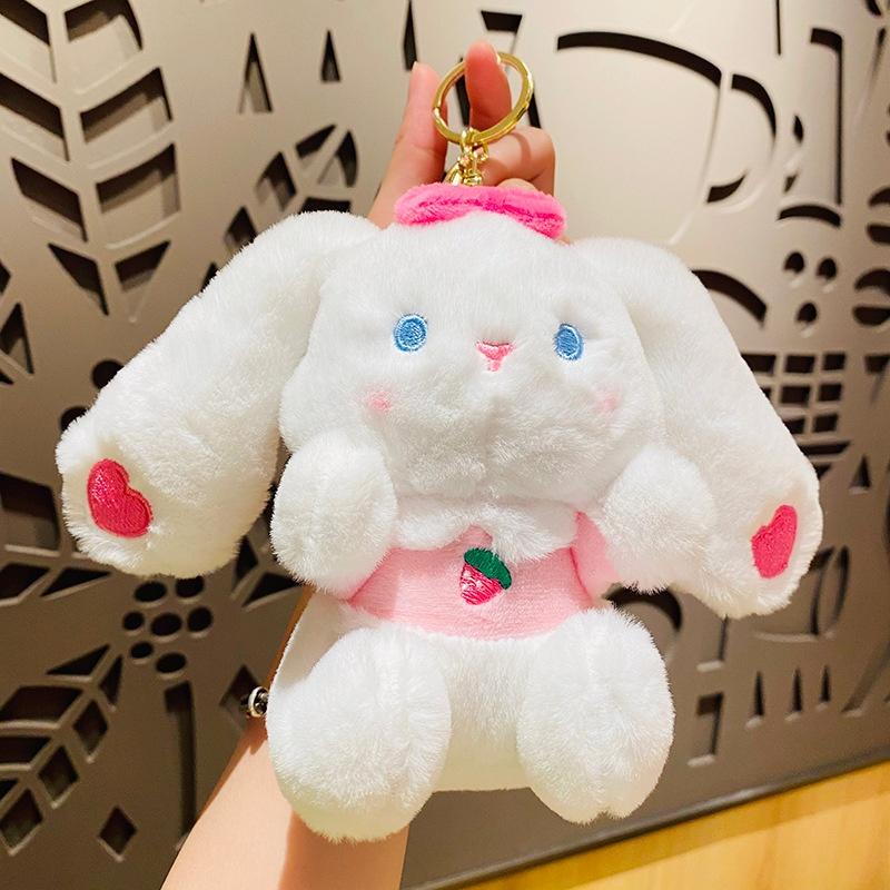 

Кукла Плюшевая Милый Зайчик и Медвежонок Мультяшный Брелок для Ключей Автомобиля Подвеска для Студента Рюкзак Red Rabbit
