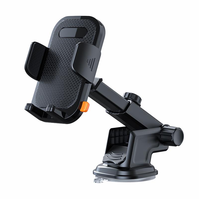 Universal Car Phone Holder with Suction Cup - Compatible with Dashboard, Glass, and Console for Telescopic Navigation.