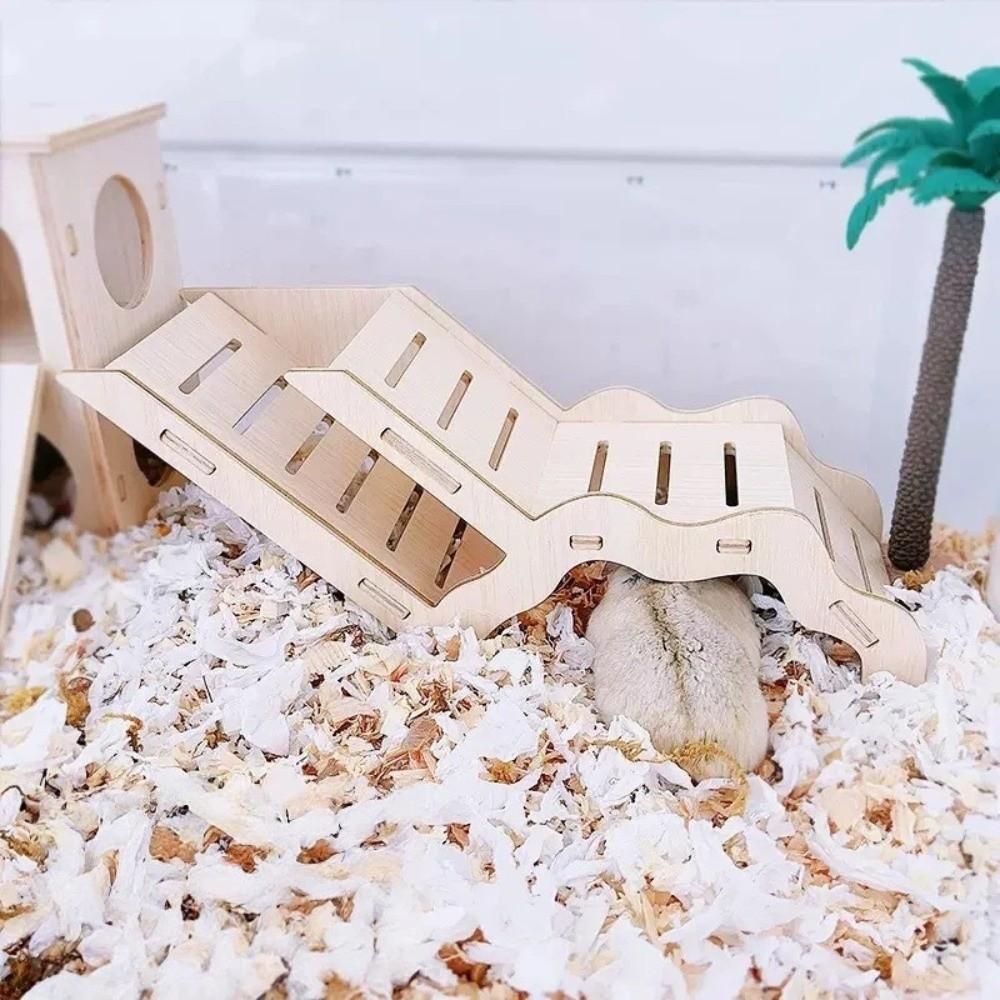 Large Size Hamster Tunnel Toy Wooden Pet Cage Furniture New Underground Cave  Small Pet Use