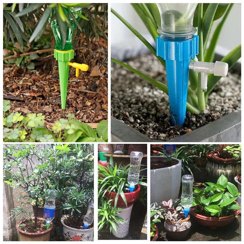 6/12/18/36Pcs Waterer, Drip Irrigation Device For Household Plant Pots, Adjustable Automatic Drip Device For Flower Gardens