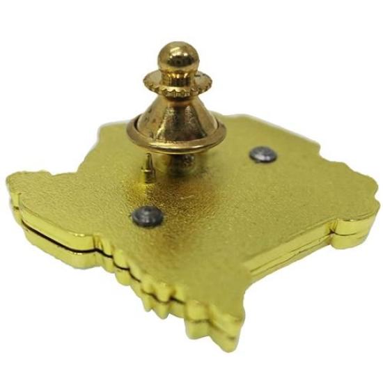 100 Famous Mountains Eiko Trekking Mountaineering Goods Mail Order Japan's [Pin Badge] 2-Tier Pin/Utsukushigahara