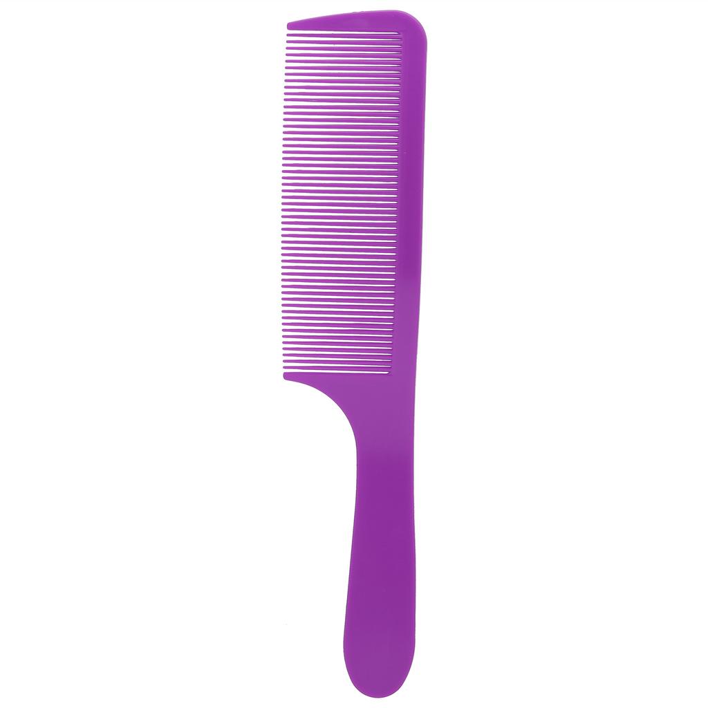 Comb Hair Plastic Curved Detangling Haircutting Combs Fine Teeth for Salon Household Barber