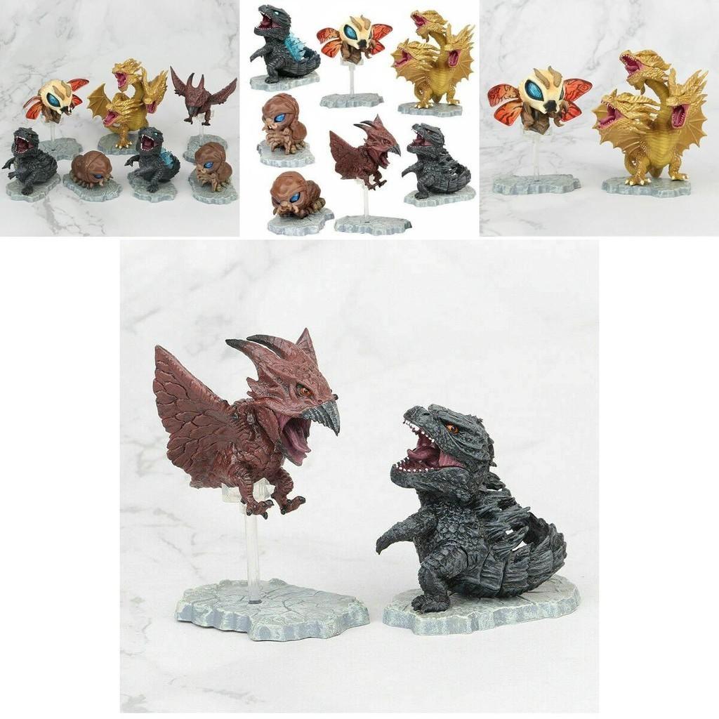 Godzilla Movie King Of The Monsters Cute Mini Action Figures Collectible Set