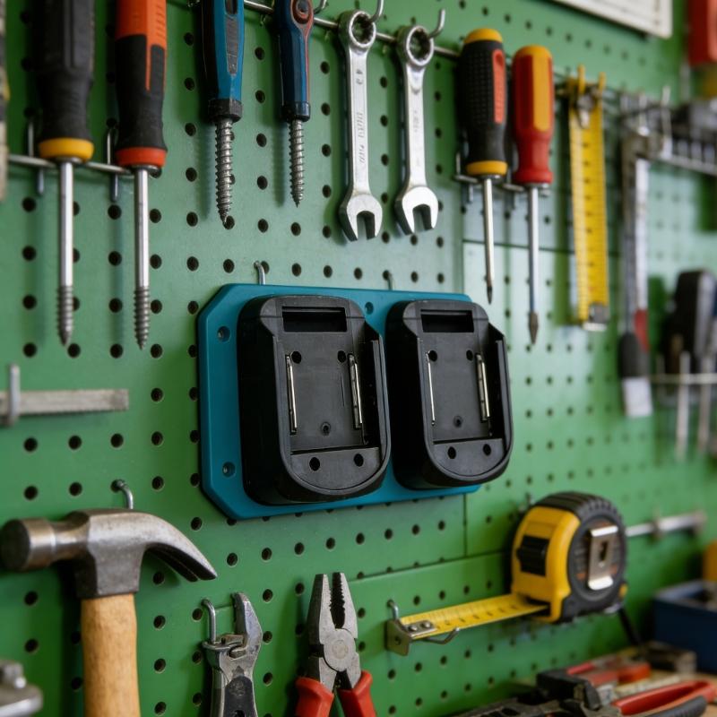 Perfectly Fit Battery Storage Bracket for 18V Power Drills For Improved Stability And Tool Organization