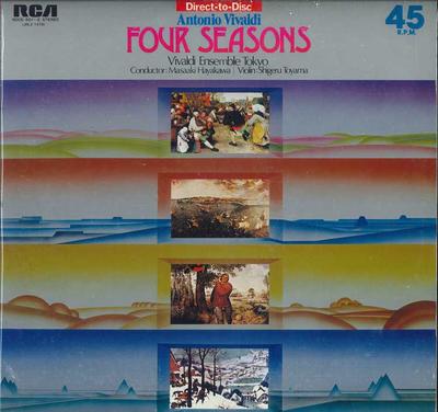 LP Record VIVALDI ENSEMBLE TOKYO MASAAKI HAY  Antonio Vivaldi Four Season RDCE5012 RCA 1978 Japan Classical Used