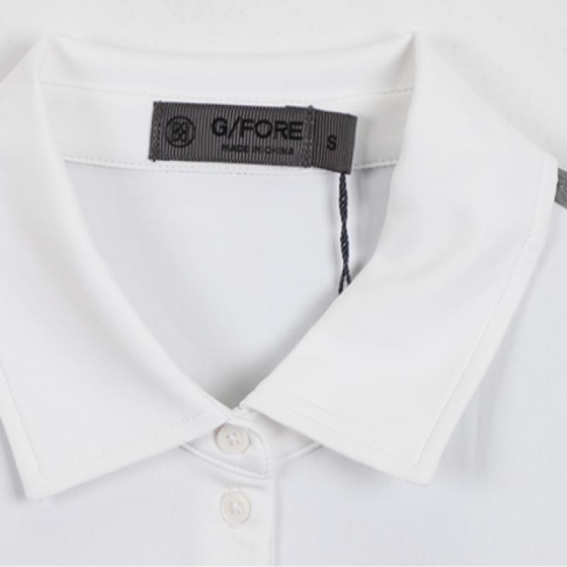 Genuine Geefore Women S Color Block V Melange Tech jerSey Polo