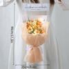 Crochet Flower Lighting Flower Bouquet Handmade Woven Flowers Knitted Graduation Bouquet Wedding Party Bouquet Gift