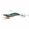 Glowing Wood Squid Jig Hook 1.5 Small Size with Weighted Beads for Cuttlefish Sea Fishing Simulation Shrimp Shape Lures