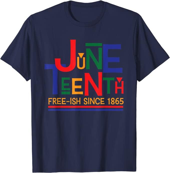 Its The Juneteenth for Me Freeish Since 1865 Independence Day TShirt Black Pride with Pan African Flag Graphic Tee Tops Gift