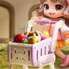 Simulation Supermarket Trolley Toy 32PCS/Set Pretend Shopping Playset Toy  Playing House