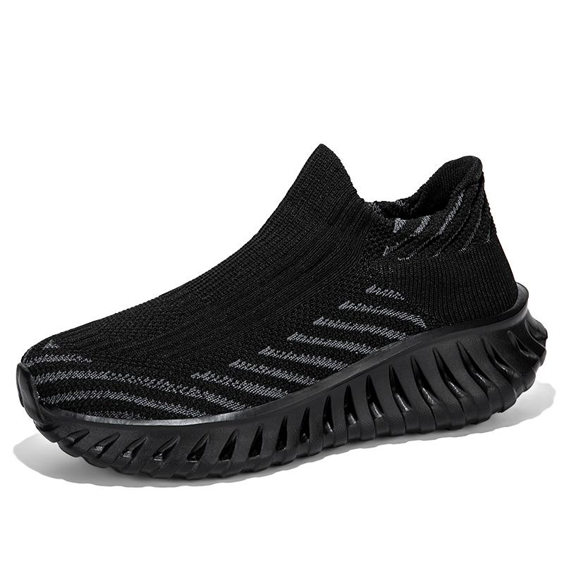 

Green Platform Knit Sneakers Men Women Trainers Breathable Socks Men s Running Shoes Comfortable Slip-on Women s Sports Shoes 36
