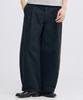 TAKEASY One-Pleat Barrel Fit Cotton Pants (Black)
