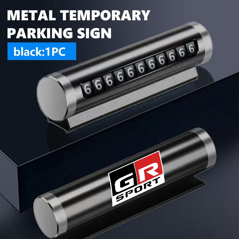 

Car Temporary Parking Card Phone Number Cars Accessories For Toyota Crown GR Corolla YARIS Auris C-HR Hilux Vios Prius