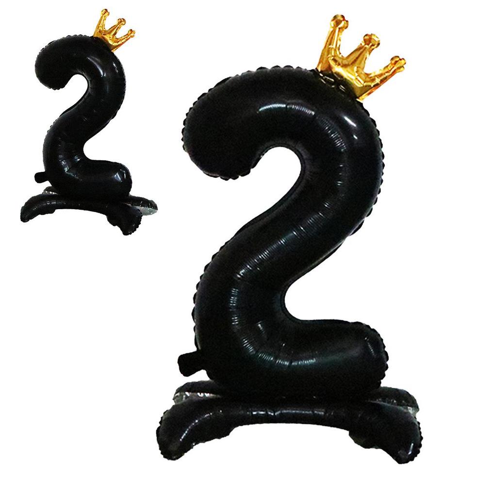 "Crown Digital 32-Inch Standing Balloon for Birthday & Wedding Decoration"