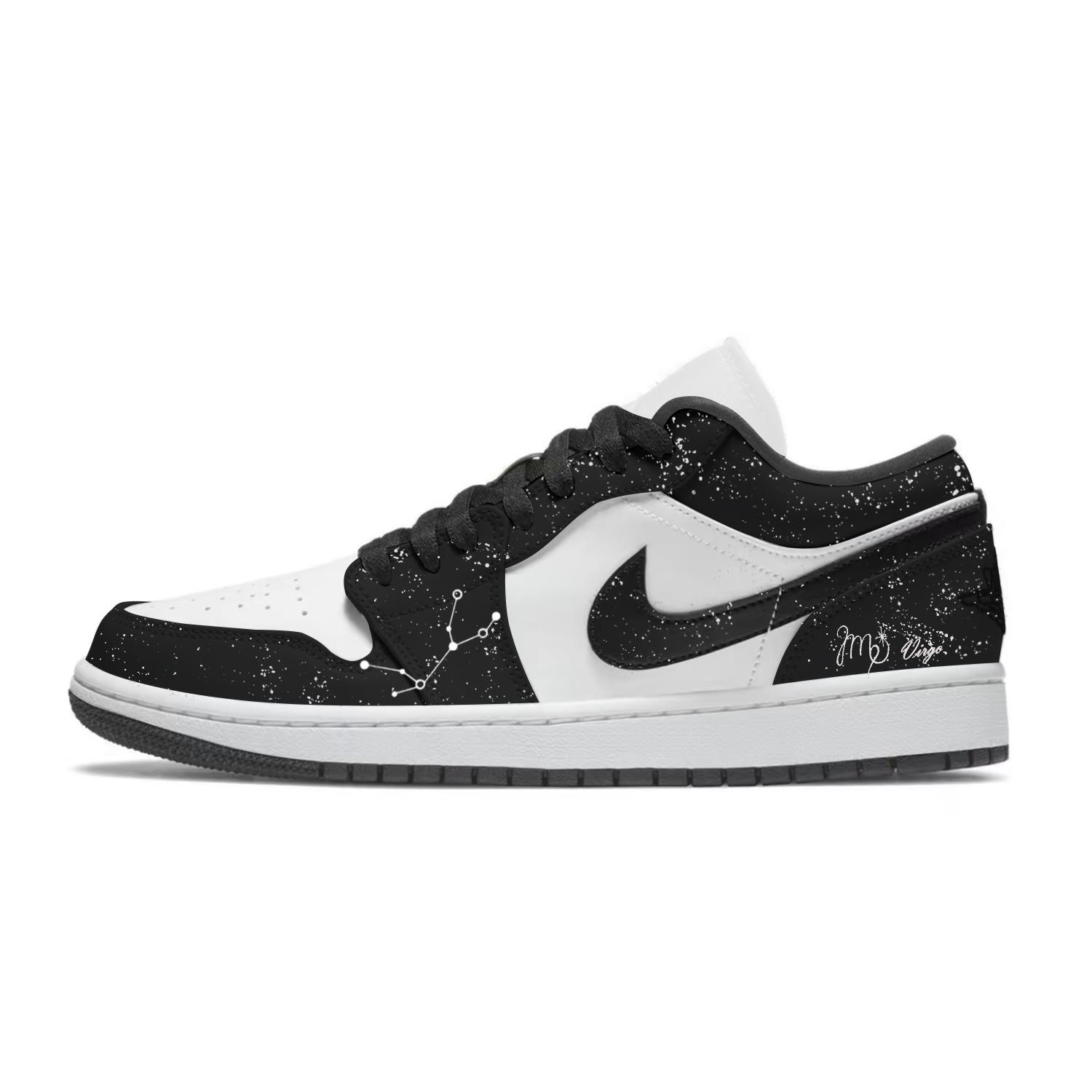 

Jordan Air Jordan 1 Whisper Of Starry Points Abrasion Resistant Low top Vintage Basketball Shoes Men s 553558-044(Team999-) 42.5