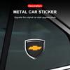 1Pcs 3D Metal Auto Door Shield Emblem Car Body Badge Sticker Styling For Chevrolet Cruze Equinox Captiva Trax Malibu Tahoe Impala Sonic