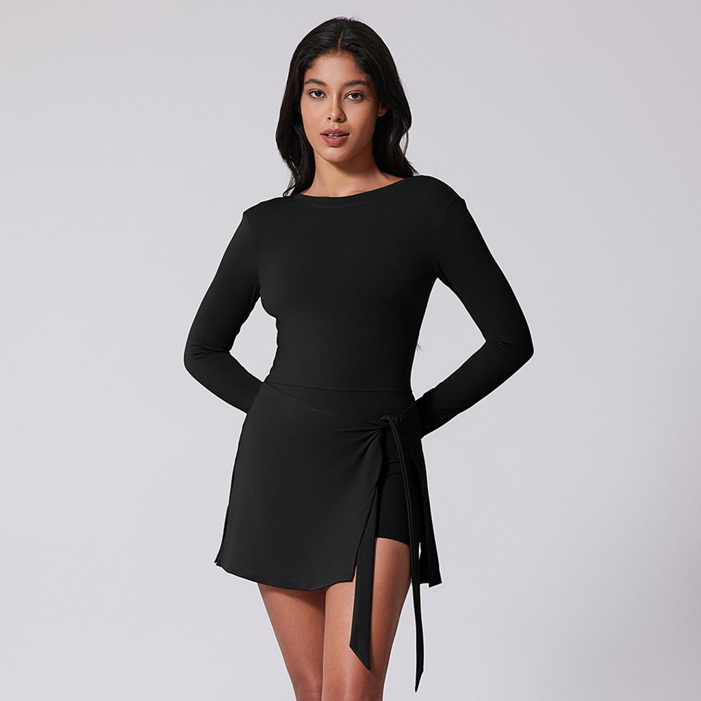 Damen Hochwertiger Anti-Expositions-Jumpsuit Einteiler Yogaanzug Geeignet für Laufen/Fitness/Tennis/Training