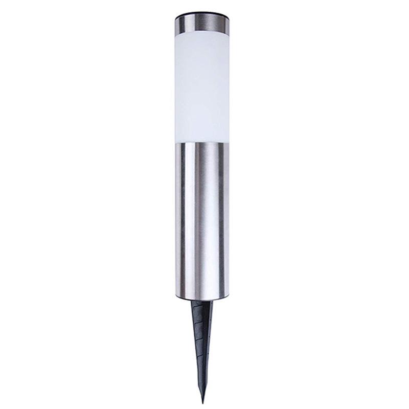 Solar Stainless Steel 3-LED Modern Waterproof Outdoor Garden Lamp