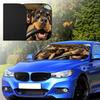 1Pcs Roaring Lion Pattern Windshield Sunshade UV Rays Heat Blocker Keeps Vehicle Cool Unique Design Fit Sedans SUVs Trucks RVs