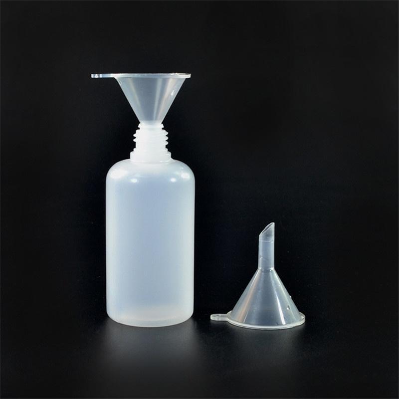 20 PCS Mini Small Plastic Separating Funnels For Perfume Liquid Oil Filling Empty Bottle
