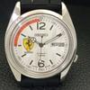 JAPAN VINTAGE SEIKO AUTOMATIC 7009A MENS FERRARI DIAL WATCH a700533-5 R203-a700533