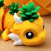 Small Item Storage Jar 3D Printed Pineapple Dragon Figurine Creative Fidget Toys Movable Joints Desk Organizer Toy Flexible Stress Relief Toys for