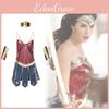 Wonder Woman Cosplay Costume For With Pu Leather Fantasy Role Play Halloween Attire