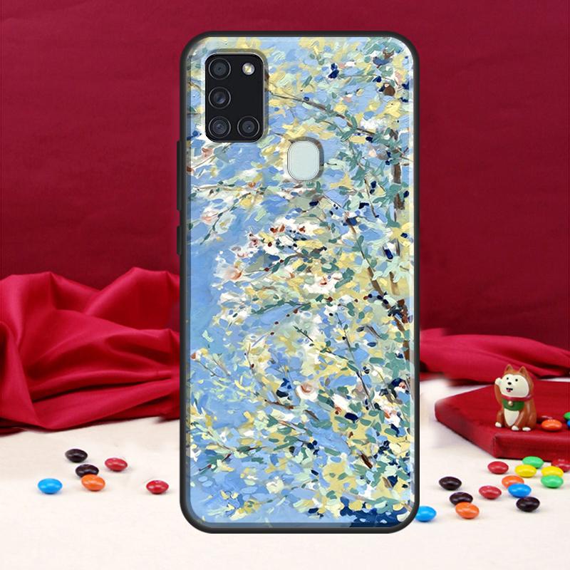Oil Painting Boho Flower Art Case For Samsung Galaxy A34 A54 A14 A12 A52 A22 A32 A42 A72 A13 A33 A53 A50 A51 A71 Coque
