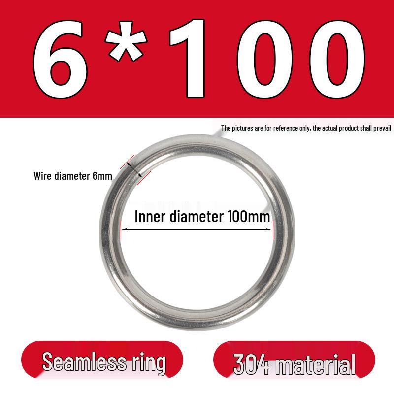 Stainless Steel Seamless O-Ring: Corrosion-Resistant Accessory for Handbags and Pet Gear